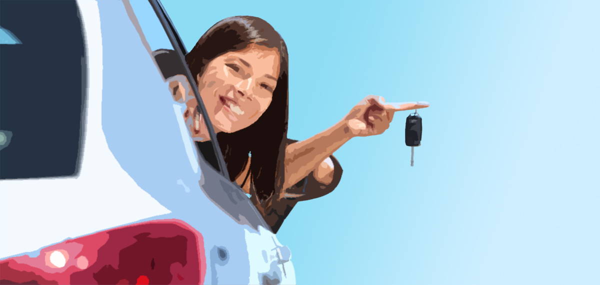 Selling cars on St. Maarten.